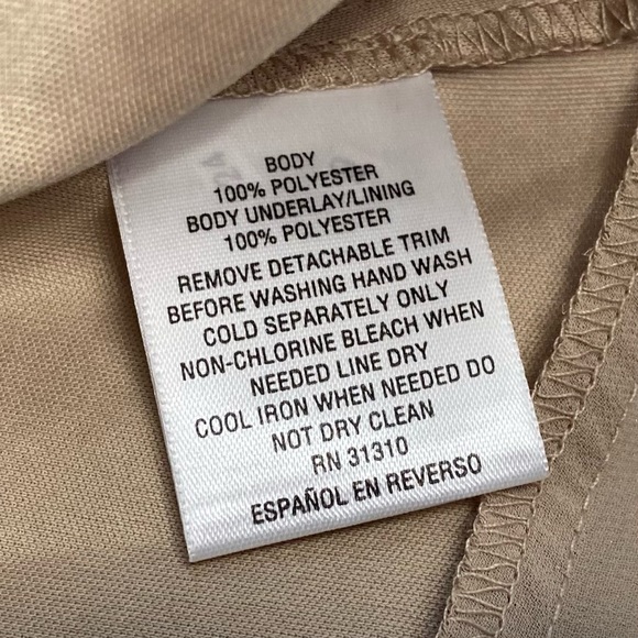 Thalia Sodi Shimmery Gold Cold Shoulder Top with Removable Jewelry Trim - Picture 7 of 14